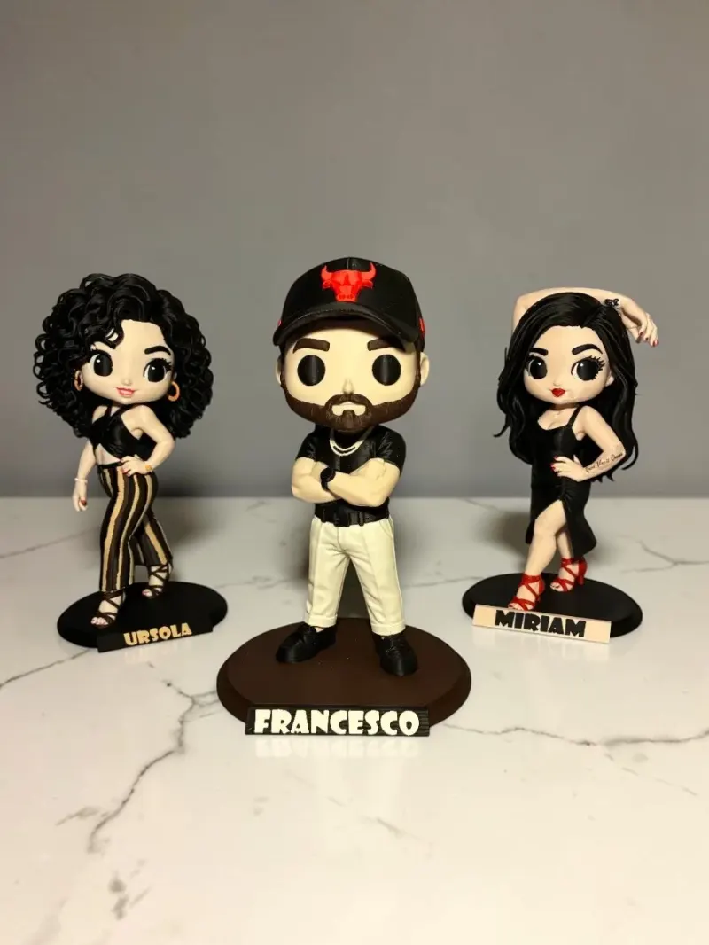 Funko Pop di Francesco, Ursola e Miriam